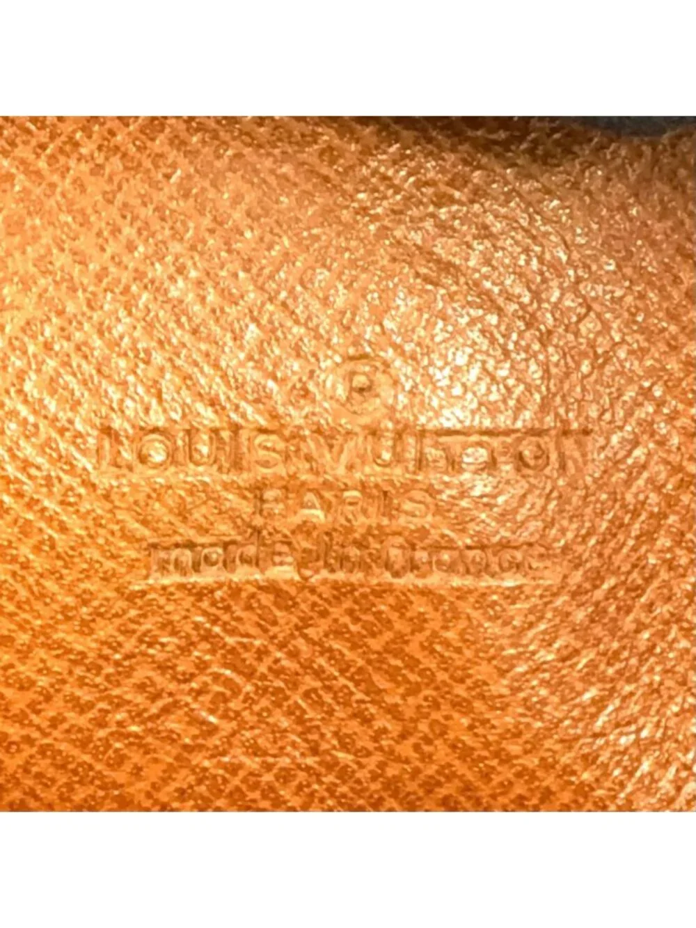 Louis Vuitton Amazon Monogram Leather Brown Light Shoulder Bag Gold